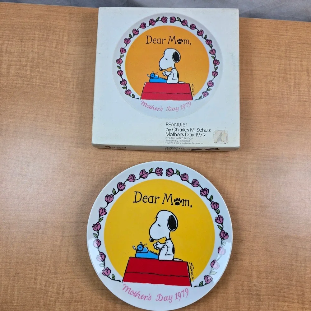 Peanuts Charles Schulz Mother's Day 1979‎ 8th Limited Edition 8